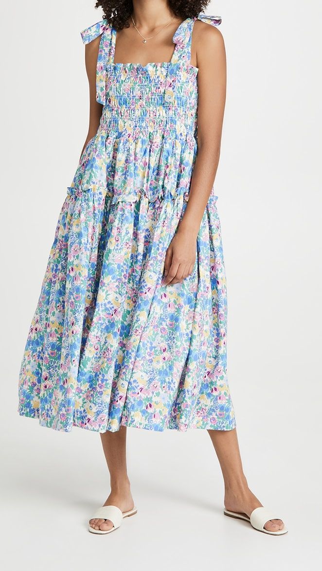 Smocked Midi Dress | Shopbop