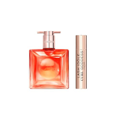 Lancôme Idôle Peach ‘N Roses Eau de Parfum – Juicy Peach, Sparkling Red Berries & Velvety Rose, Fruity Floral Perfume, Everyday Scent & mini Curl Goddess Mascara 01 Black Sample | Amazon (US)