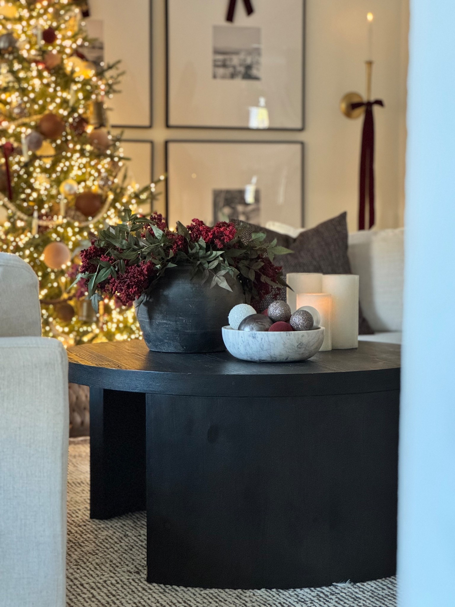 Got these new berry stems from Amazon! Love them in this vase for Christmas coffee table decor!

#LTKHoliday