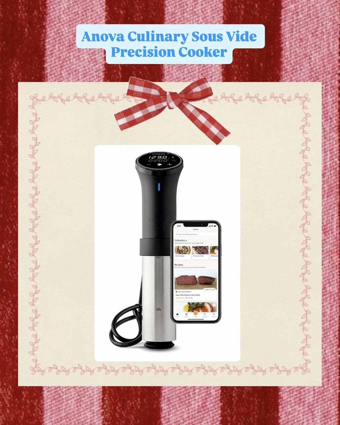Give the gift of perfectly cooked meals this Christmas 🎄✨
Amazon - The Anova Precision Cooker 3.0 makes every dinner feel special. 💖

#LTKGiftGuide #LTKHome #LTKHoliday