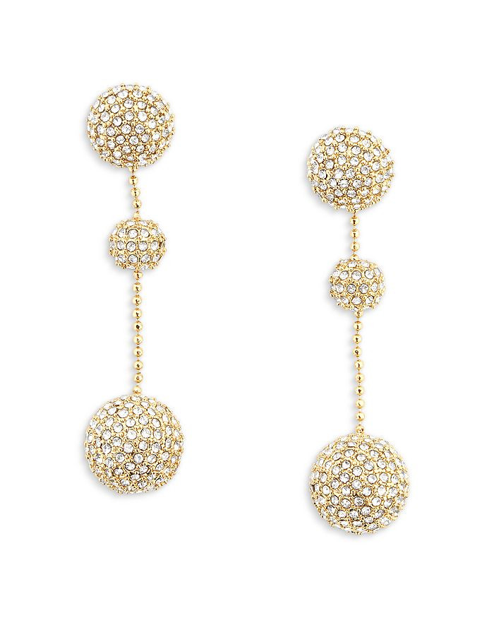 BAUBLEBAR Juniper Pav&eacute; Sphere Linear Drop Earrings in Gold Tone Back to Results -  Jewelry... | Bloomingdale's (US)