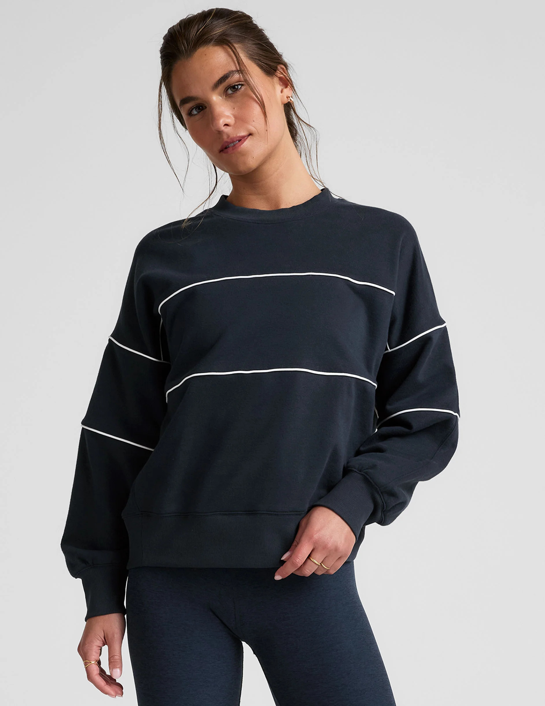 LuxeFleece Piper Oversized Sweatshirt | Beyond Yoga | Beyond Yoga