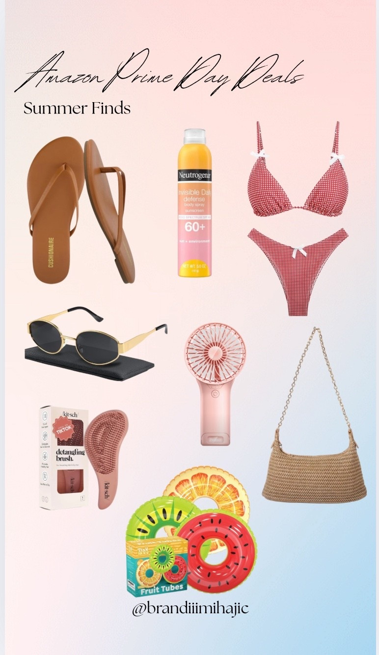 prime day deals: summer essentials! ☀️👙🍉⛱️

prime amazon, prime day 2025, prime deals, summer essentials, gingham bikini, bikini set, amazon bikini, amazon swim, amazon flip flops, pool floatie,

#LTKSaleAlert #LTKFindsUnder50