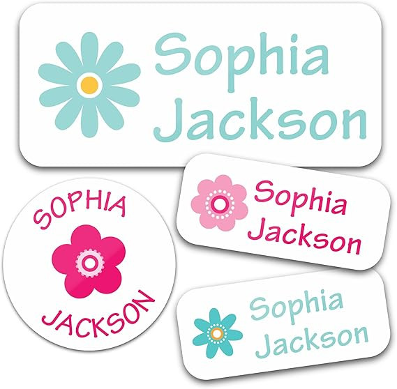 Personalized Daycare Name Labels for Kids (130 Labels) - Custom Waterproof Name Stickers for Clot... | Amazon (US)
