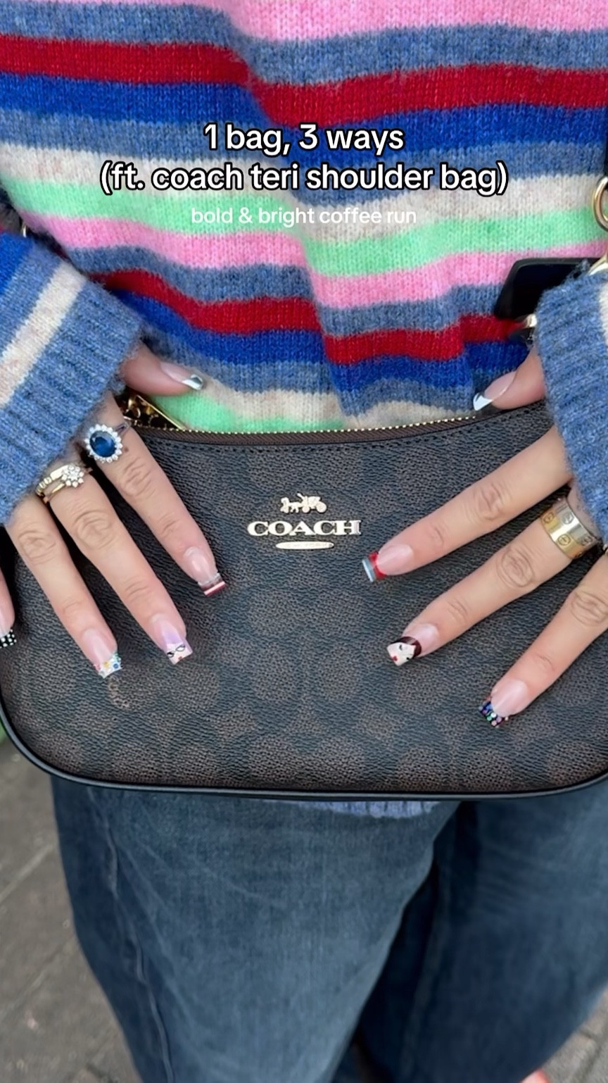 the teri from @Coach is my new everyday bag 🤍 dress it up, dress it down with or without the strap 🤭 #coachoutlet #coachpartner