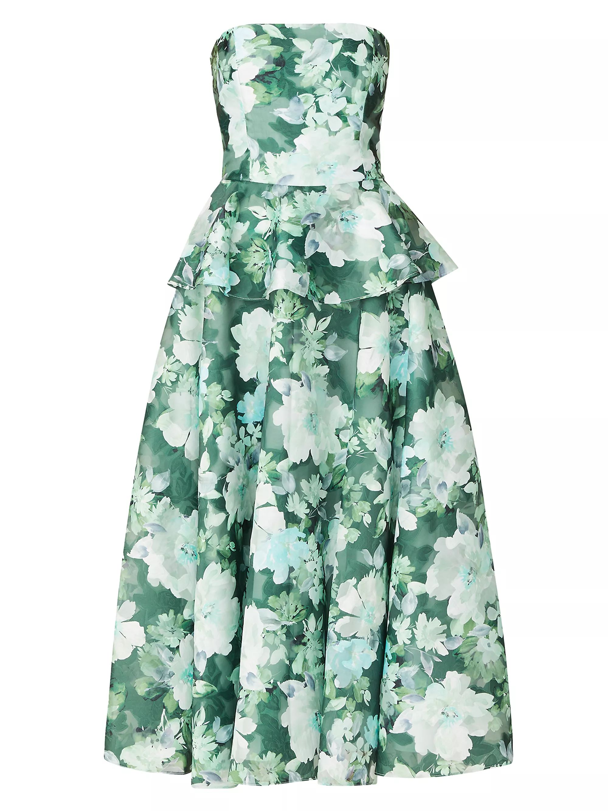 Hilde Strapless Floral Dress | Saks Fifth Avenue