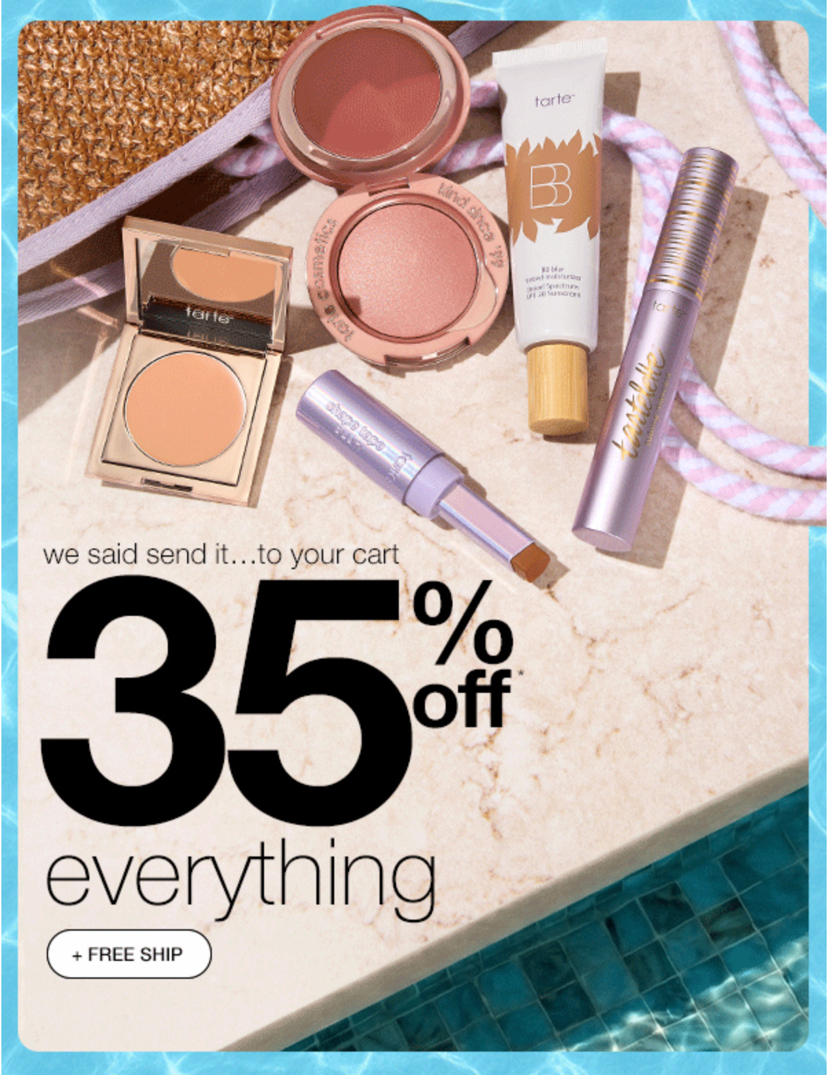Tarte friends and family sale starts today. 35% off everything + free shipping!  

 #LTKSpringSale #LTKSeasonal #LTKBeauty