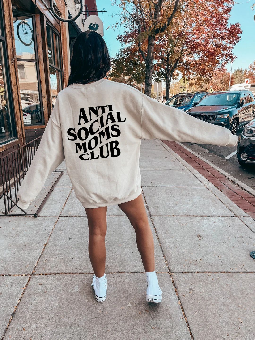 Anti Social Moms Club Shirt, Mama Crewneck, Mom Life Sweater, Gift For Mom, Anti Social Club Swea... | Etsy (US)