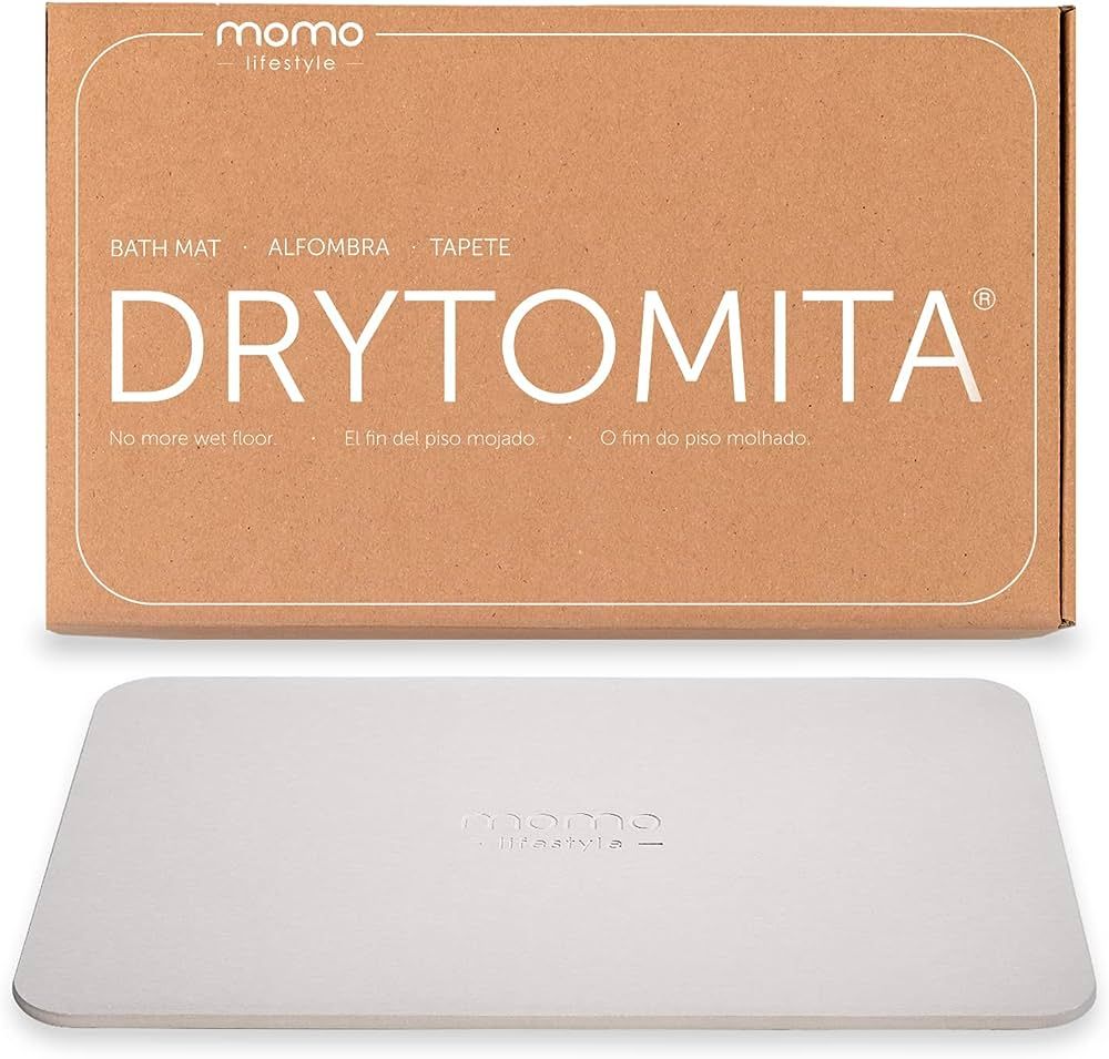 Momo Lifestyle Stone Bath Mat Drytomita Technology Diatomaceous Earth Bath Mat, Non-Slip Super Ab... | Amazon (US)