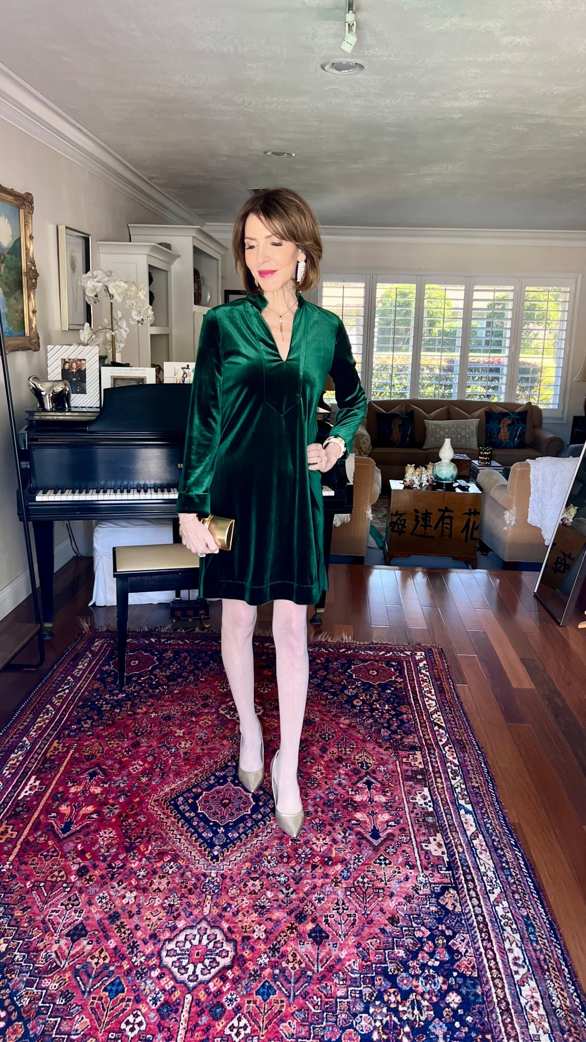 green velvet dress, holiday outfit, nye outfit, over 50 outfits 

#LTKHoliday #LTKootd #LTKSeasonal