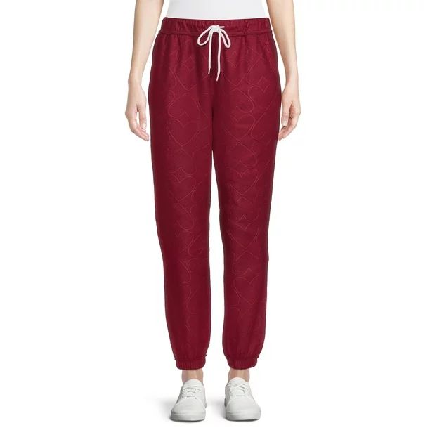 No Boundaries Juniors’ Polar Fleece Embossed Joggers - Walmart.com | Walmart (US)