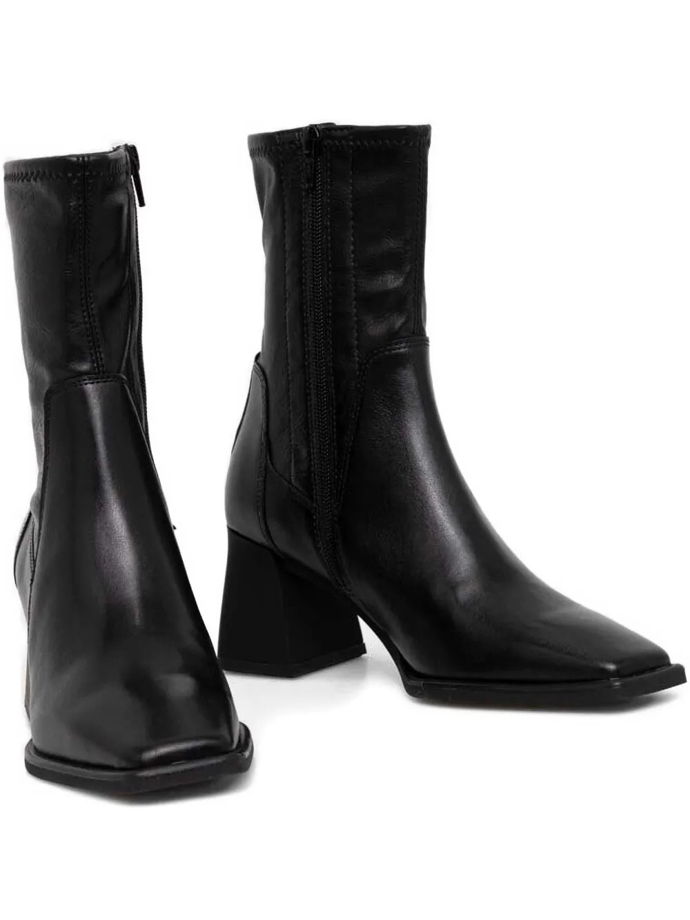 VAGABOND square-toe block-heel Boots | Black | FARFETCH EE | Farfetch Global