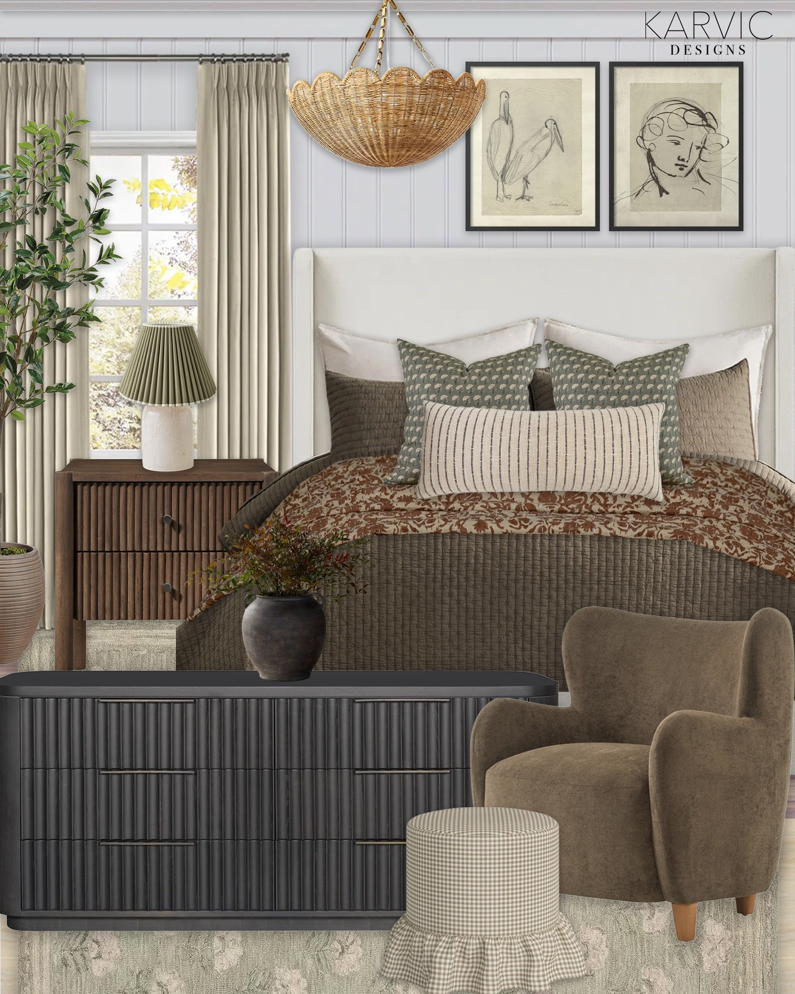 Cozy Transitional Bedroom!

#LTKHome