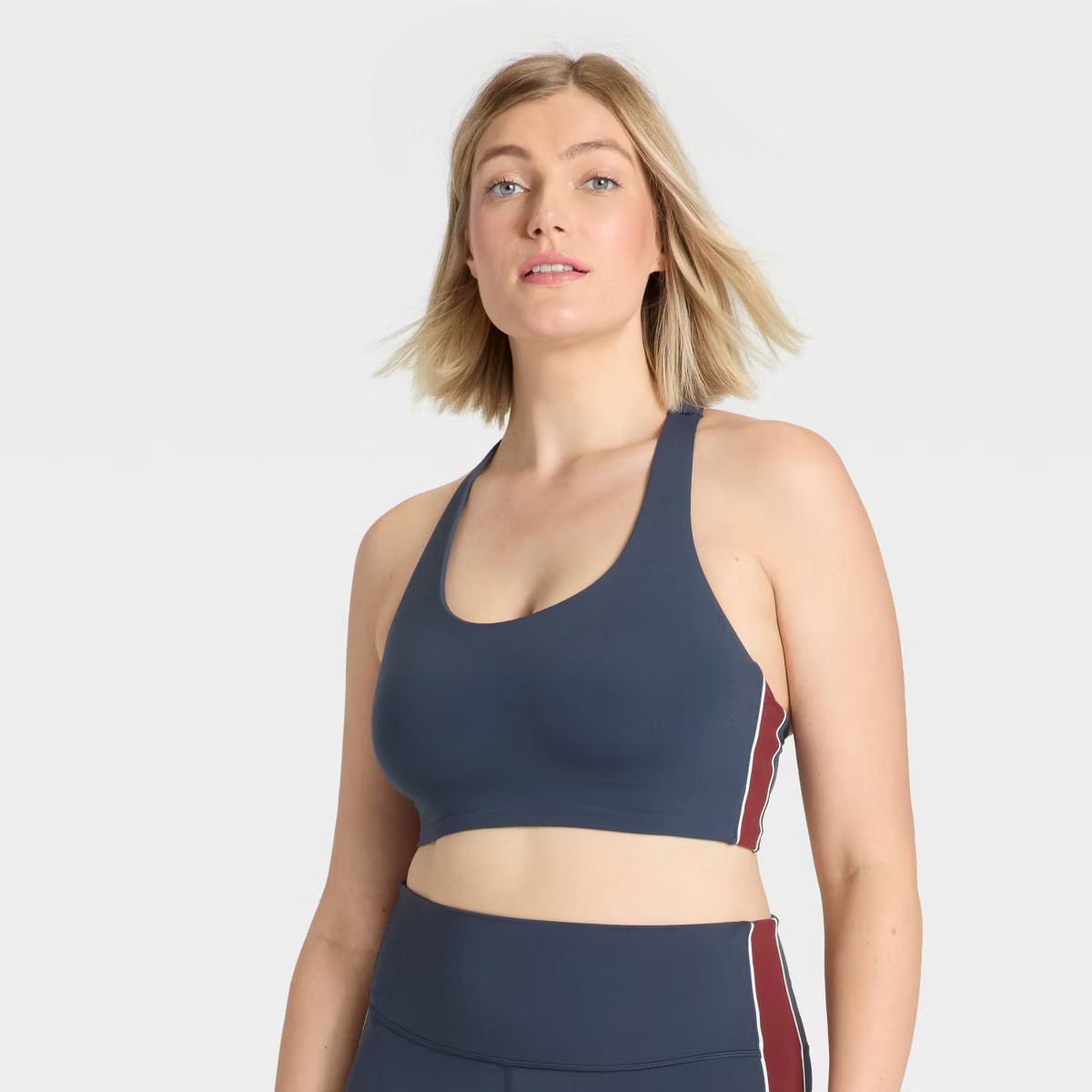 Women's Everday Soft Light Support Piped Longline Sports Bra - All In Motion™ | Target