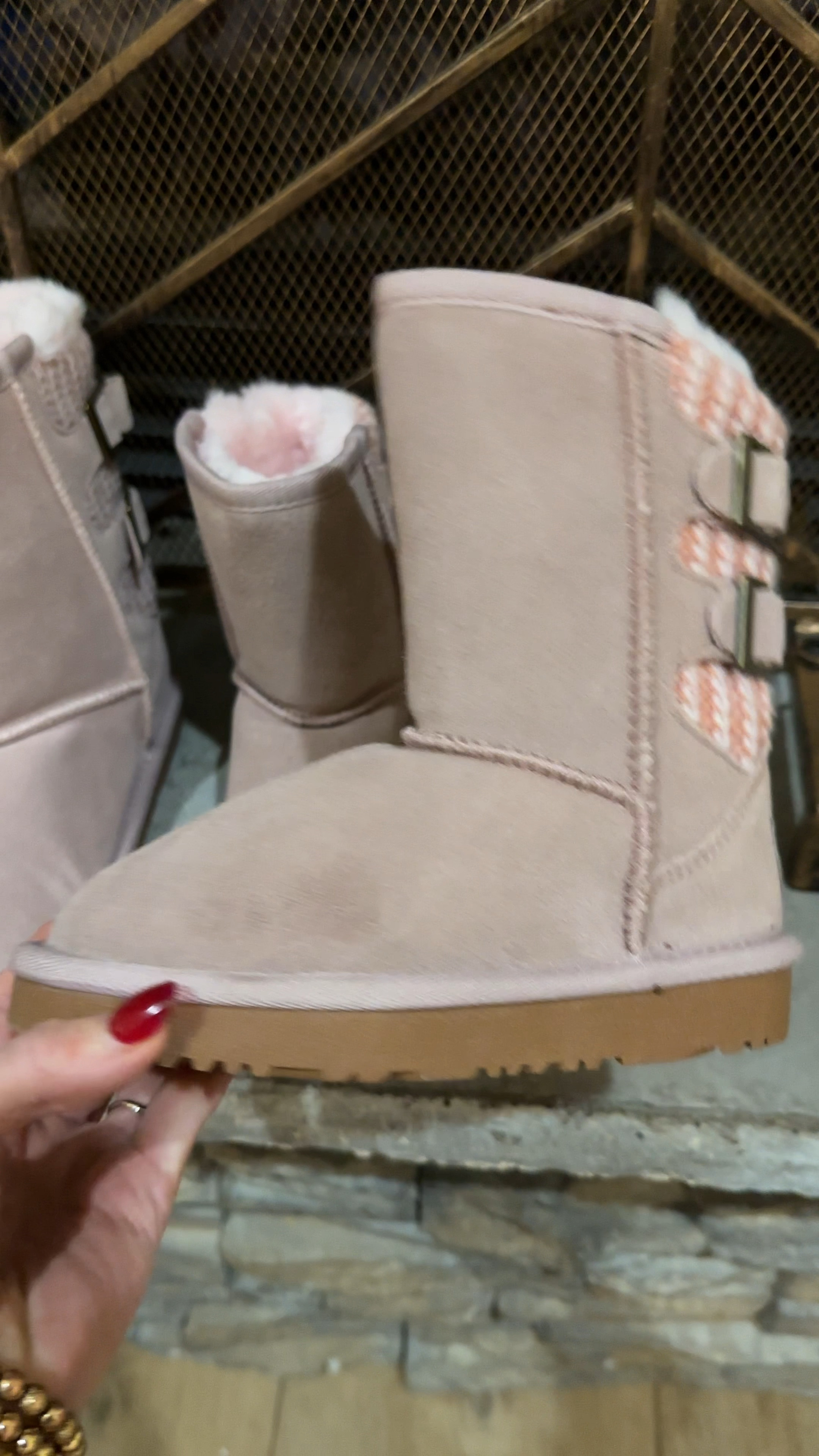 Kids last minute gift idea!!! pink Ugg
Boot look for less from Amazon! Love these winter boots— come in black, grey & tan with cute buckle details! 

Ugg dupes, 2025 shoe trends, Amazon shoes, kids fashion, toddler clothes, kids shoes, snow boots,
Faux fur boots 

#LTKHoliday #LTKGiftGuide #LTKKids