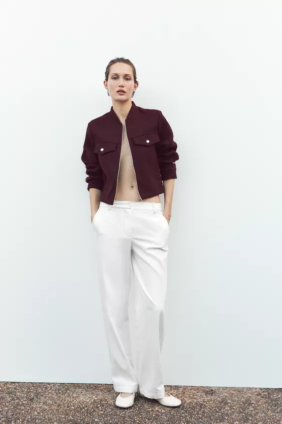 SOFT SHORT JACKET | Zara UK