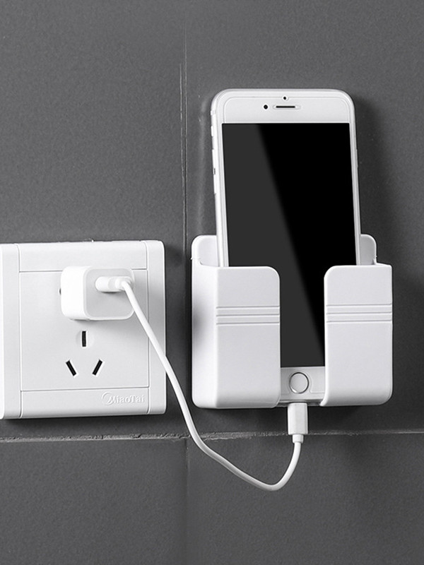 Suporte Multiuso De Parede Para Celular Controle Plástico Para Carregar Remoto Um Slot | Shopee (BR)