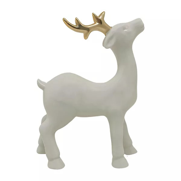 St. Nicholas Square® Ceramic Electroplate Antler Laying Deer Table Decor | Kohl's