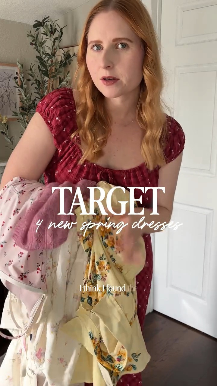 Size M in all of these @Target  spring finds. 💗✨
Say: DRESSES 👇🏻 to shop these outfits 🛒🛍️

Outfit ideas • spring outfits • spring dresses • spring fashion at Target • Target style • target dresses • target try on haul, target try on, target dresses for spring 2026, floral dress, floral activewear, girly active wear, target spring style inspo, target style women, #targetfind #target2026 #targethaul #targetdresses #girlyoutfits

#LTKootd #LTKValentine #LTKMidsize