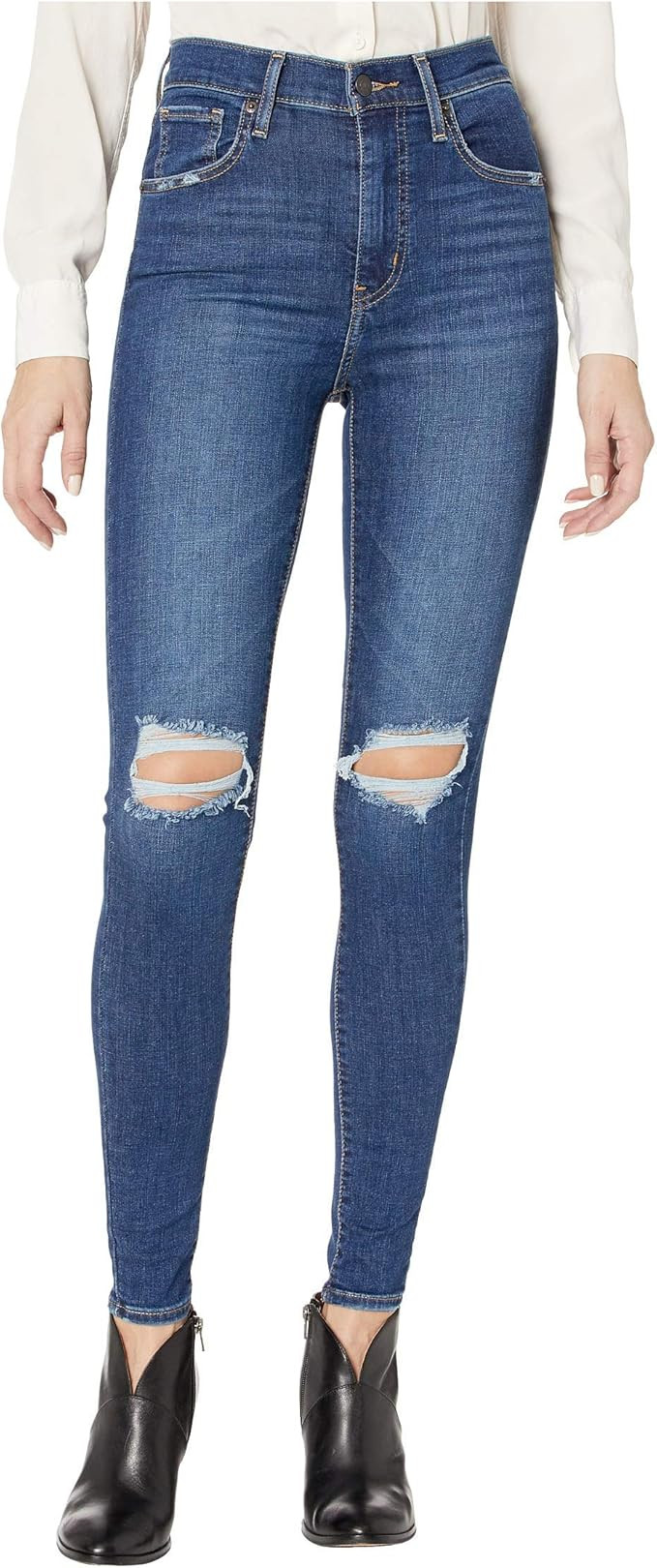Levi's Women's Mile High Super Skinny Jeans | Amazon (US)