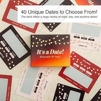It's a Date!, 40 Fun and Romantic Scratch Off Date Ideas for Him, Her, Girlfriend, Boyfriend, Wif... | Amazon (US)