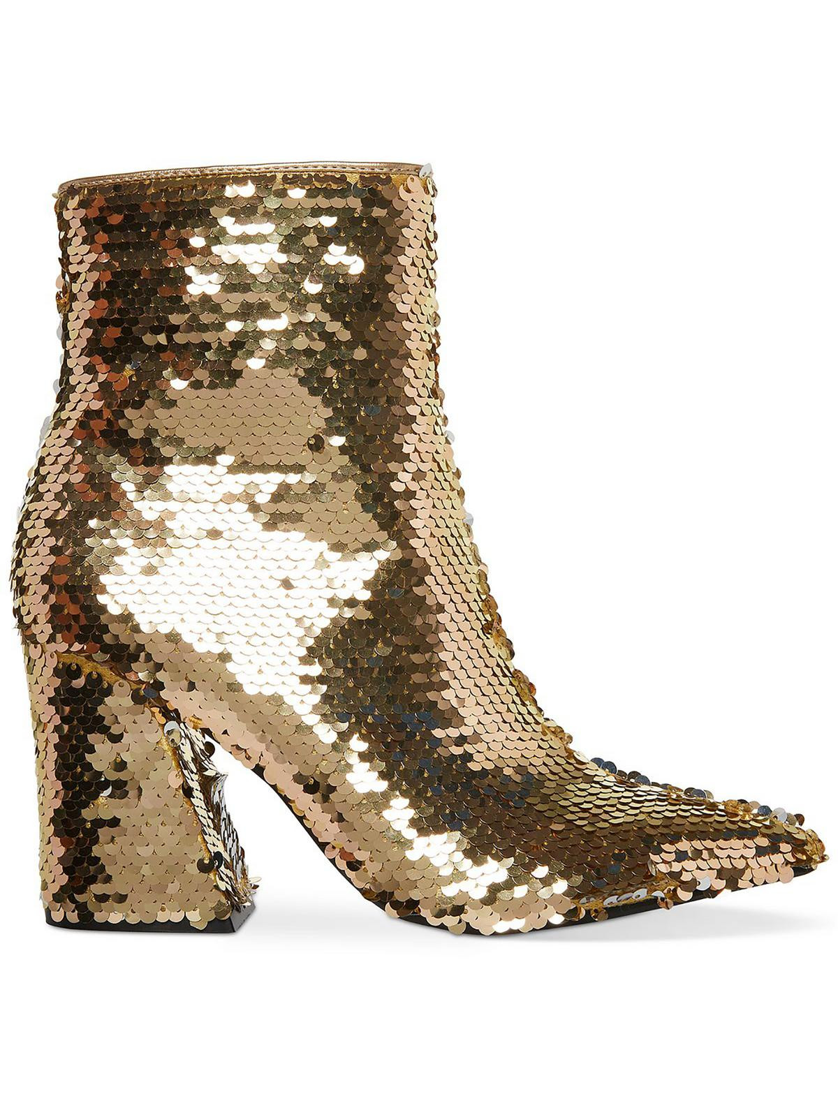 Madden Girl Womens Cody Sequined Pointed Toe Mid-Calf Boots | Walmart (US)