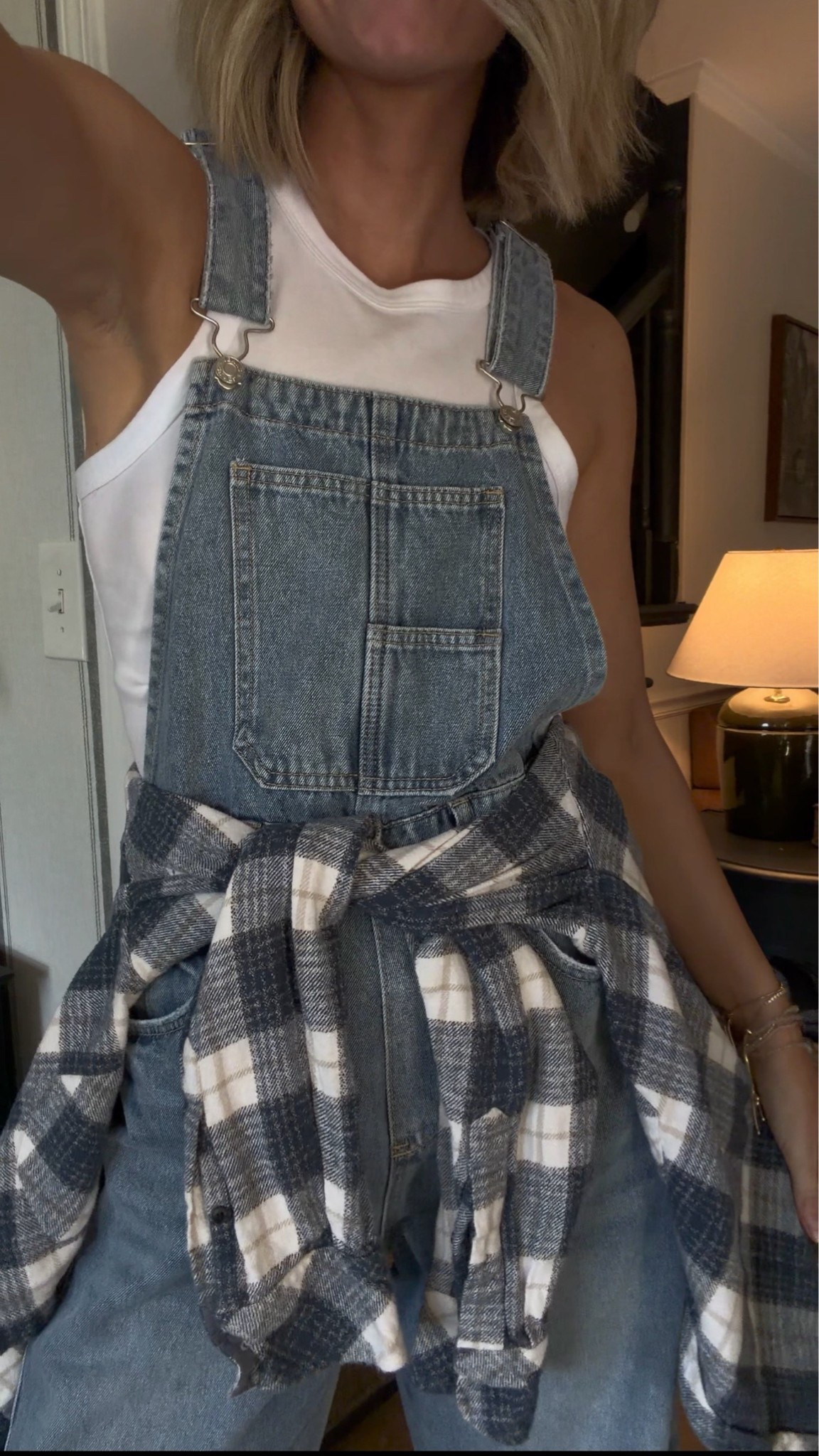 Flannel is thrifted but I LOVE styling these overalls for fall! 🍂

#LTKootd #LTKdayinmylife #LTKgrwm