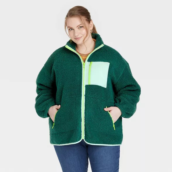 Women's Sherpa Jacket - Universal Thread™ | Target