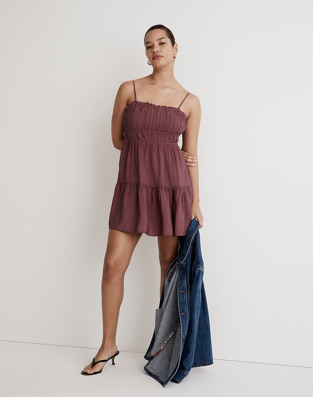 Sophia Cami Tiered Mini Dress | Madewell