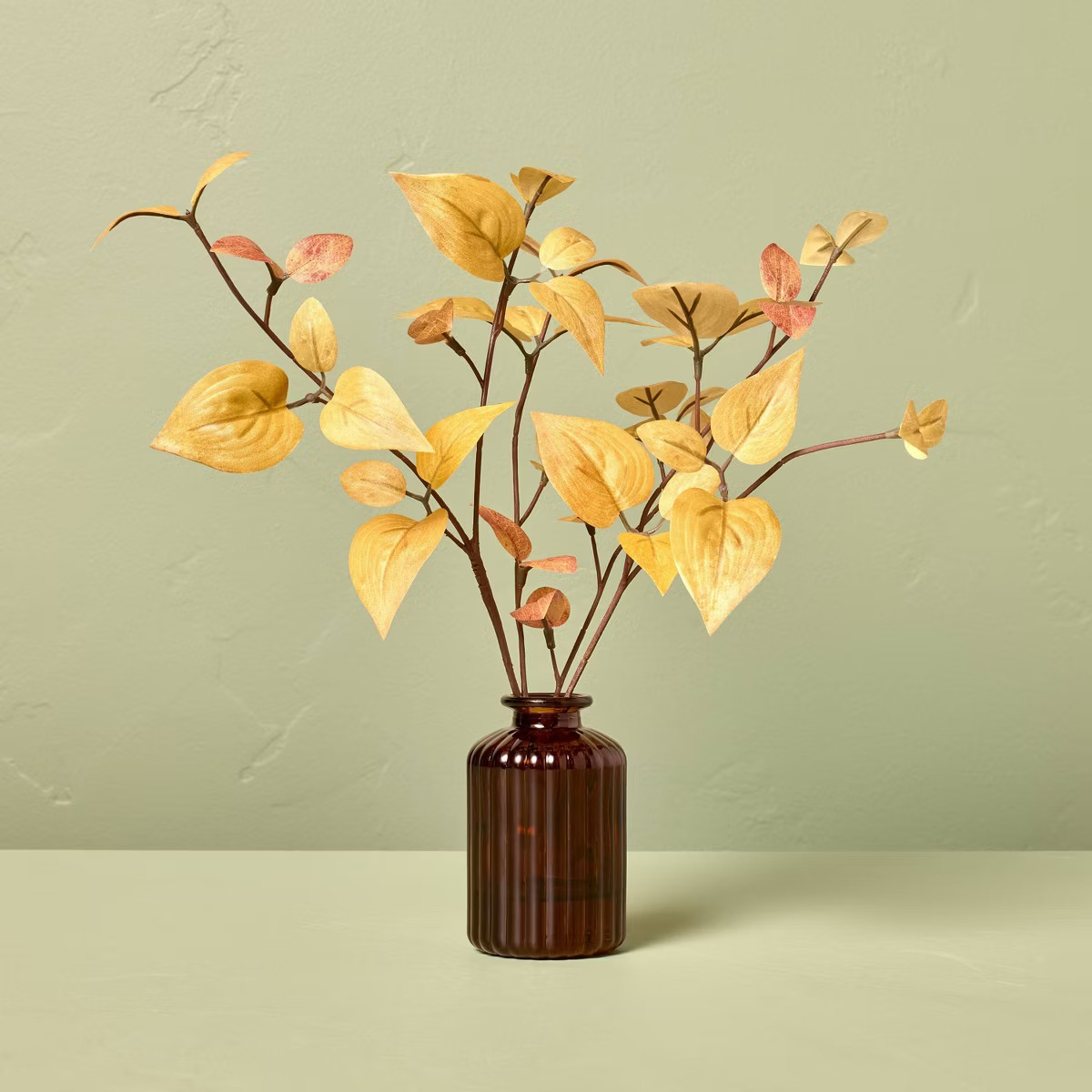 11" Golden Dogwood Artificial Fall Arrangement - Hearth & Hand™ with Magnolia | Target