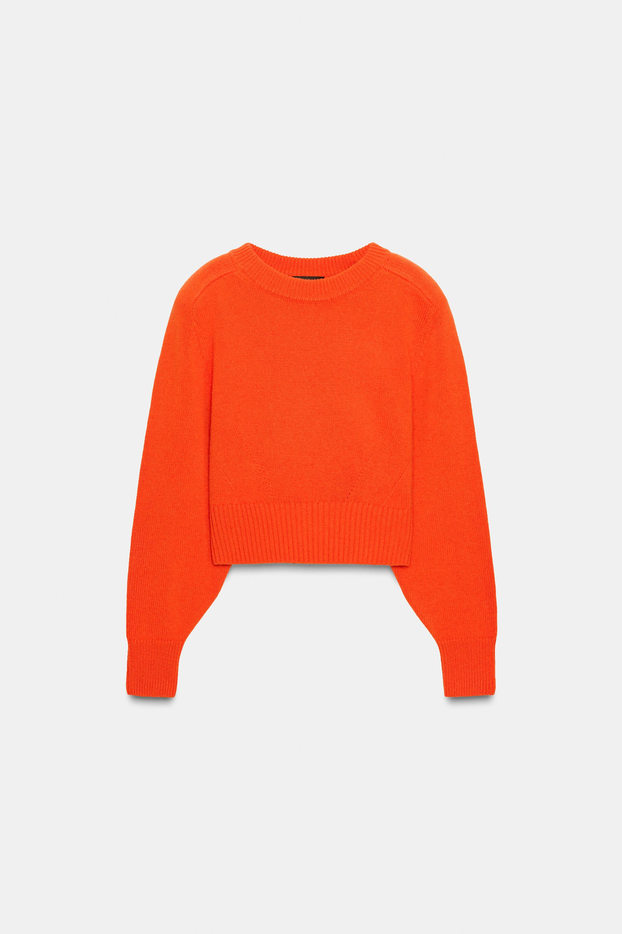 100% WOOL JUMPER WITH SHOULDER PADS | Zara Canada