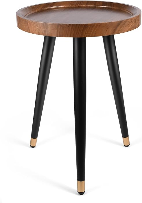 KGPLOME Plant Stand Indoor,Mid Century Walnut Wood Plant Table, Heavy Duty Metal Tall Flower Pot ... | Amazon (US)