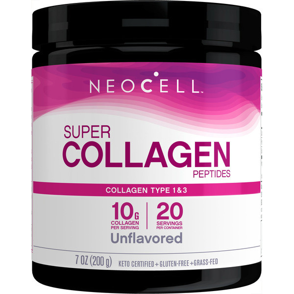 NeoCell Collagen, Super, Type 1 & 3, Unflavored, Powder - 7 oz | Instacart