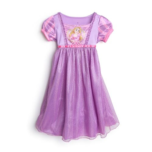Disney Girls' Princess Fantasy Gown Nightgown, Rapunzel Shines size 3, 3T | Amazon (US)