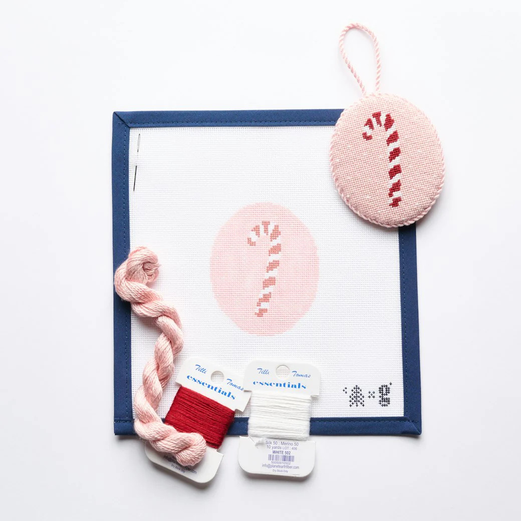 Candy Canes Needlepoint Kit | ChappyWrap
