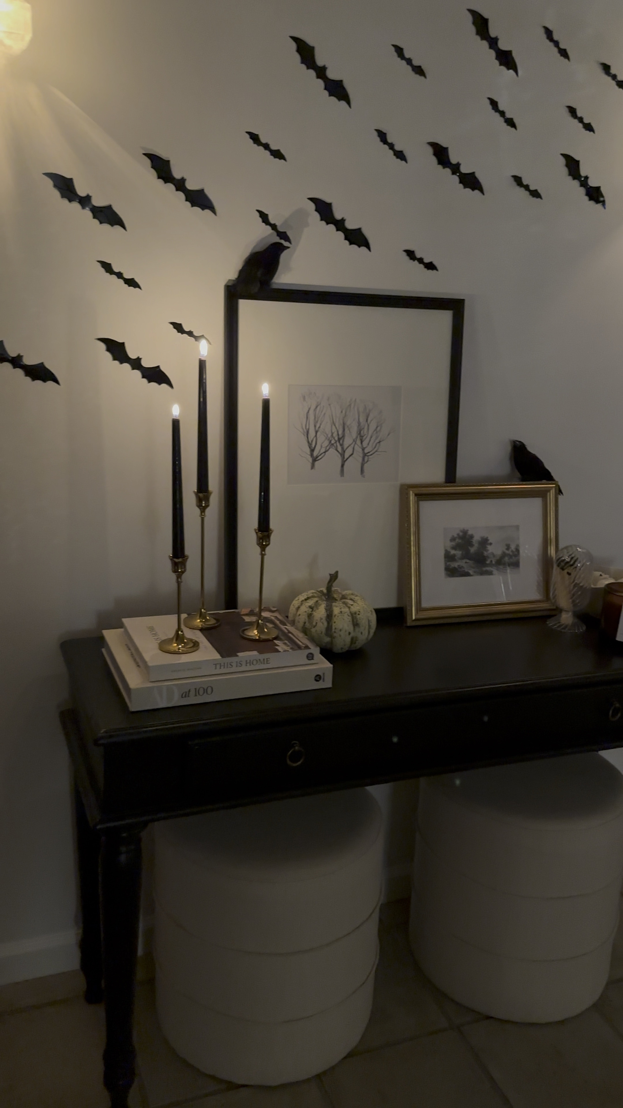 Halloween entryway 🦇

Entryway, ottomans, bats, crows, Halloween decor, Halloween ideas, coffee table books, home decor, amazon home, amazon

#LTKhome #LTKSeasonal #LTKHalloween