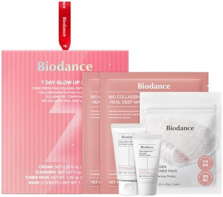 BIODANCE 7 Day Glow Up Kit: Holiday Collagen Gift Set for Glass-Skin, Christmas Gift, Stocking St... | Amazon (US)