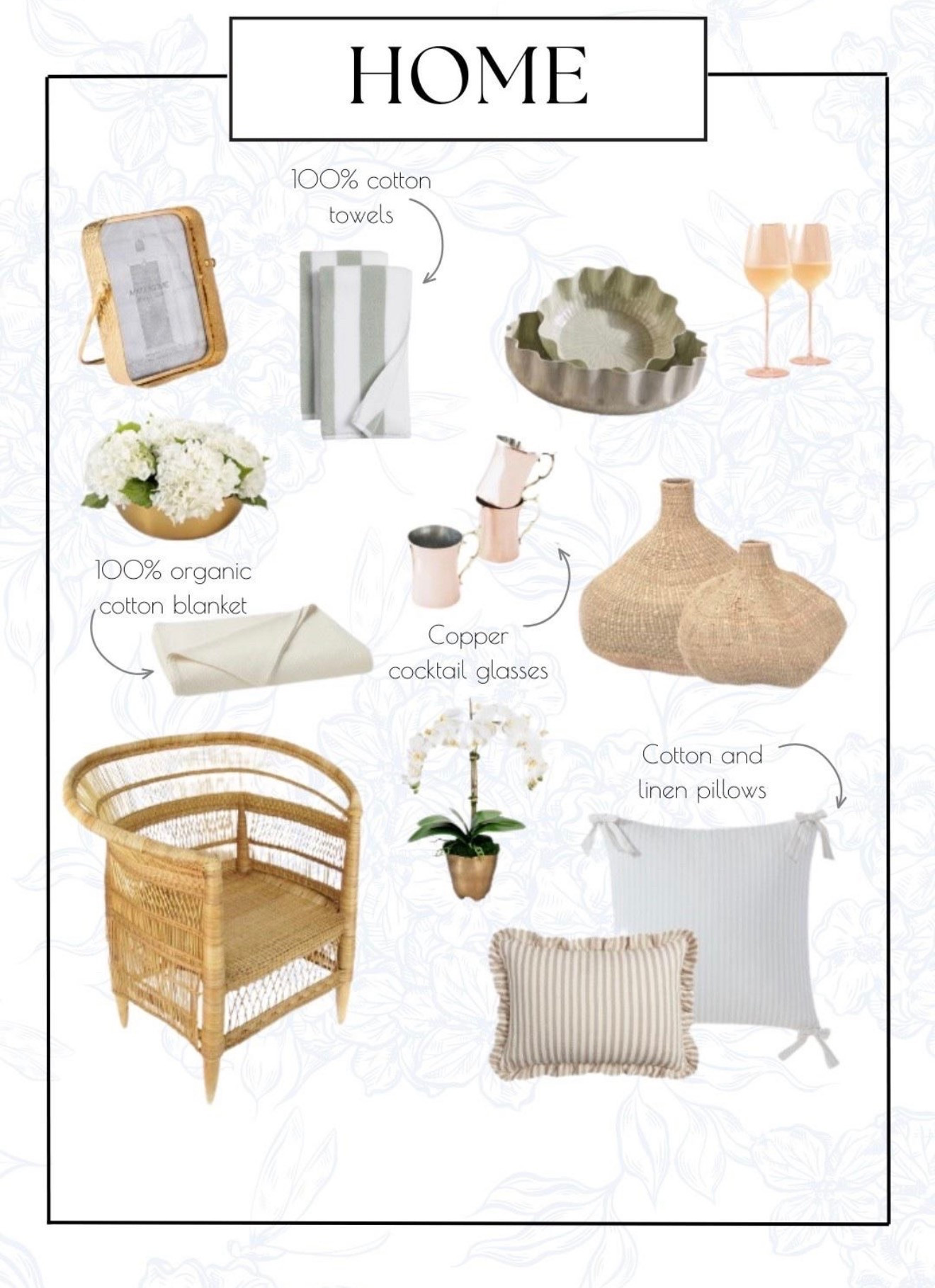 All the cute home finds!! Love these if you're looking to freshen up your home while keeping the materials clean!

#LTKHome