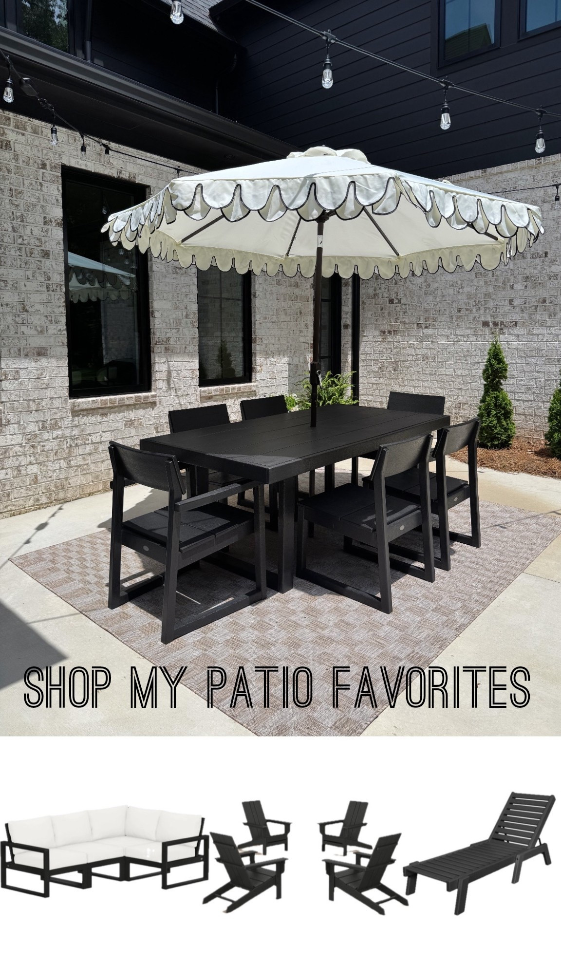 #ad Grab my patio favorites during the @wayfair sale! I love all things polywood, the all weather material makes it easy to clean year after year! #wayfairpartner #wayfair #outdoor #wishyouwerehere 

#LTKSeasonal #LTKHome