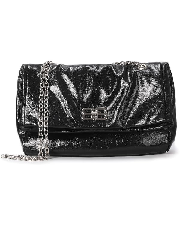 Crossbody Bags for Women Trendy Vegan Leather Hobo Purses Shoulder Handbags With Wide | Amazon (US)