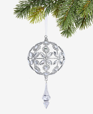 Holiday Lane Jeweled Classics Embellished Ball Ornament, Macy's Exclusive - Macy's | Macy's