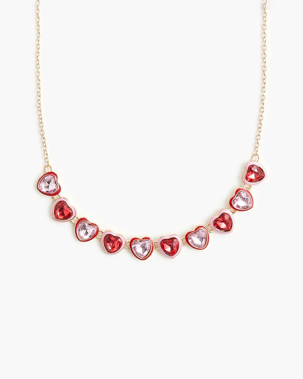 Girls' heart gem necklace | J.Crew Factory