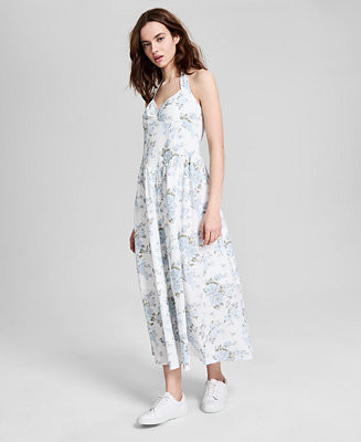 And Now This Women's Printed Halter Sweetheart-Neck Dress, Exclusively at Macy's - Macy's | Macy's