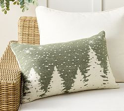 Tree Outdoor Lumbar Pillow | Pottery Barn (US)