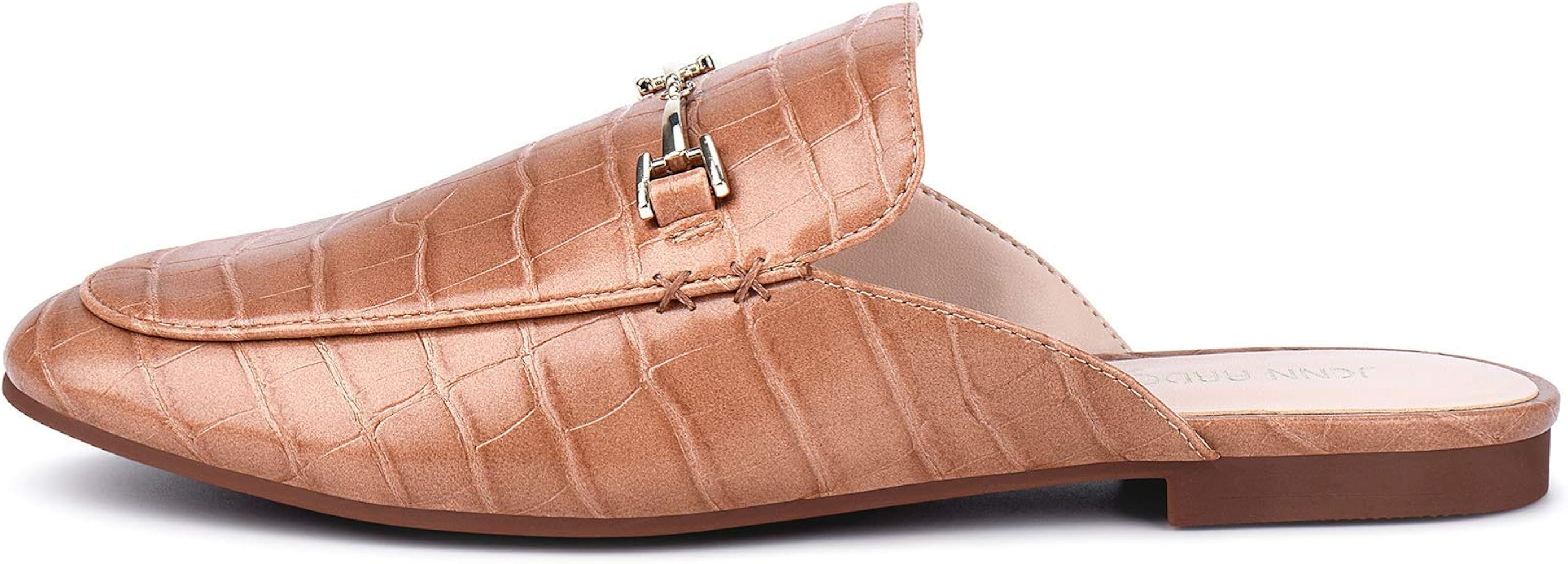 JENN ARDOR Mules for Women Slip On Loafers Pointed Toe Backless Slipper Womens Mules Flats Shoes | Amazon (US)