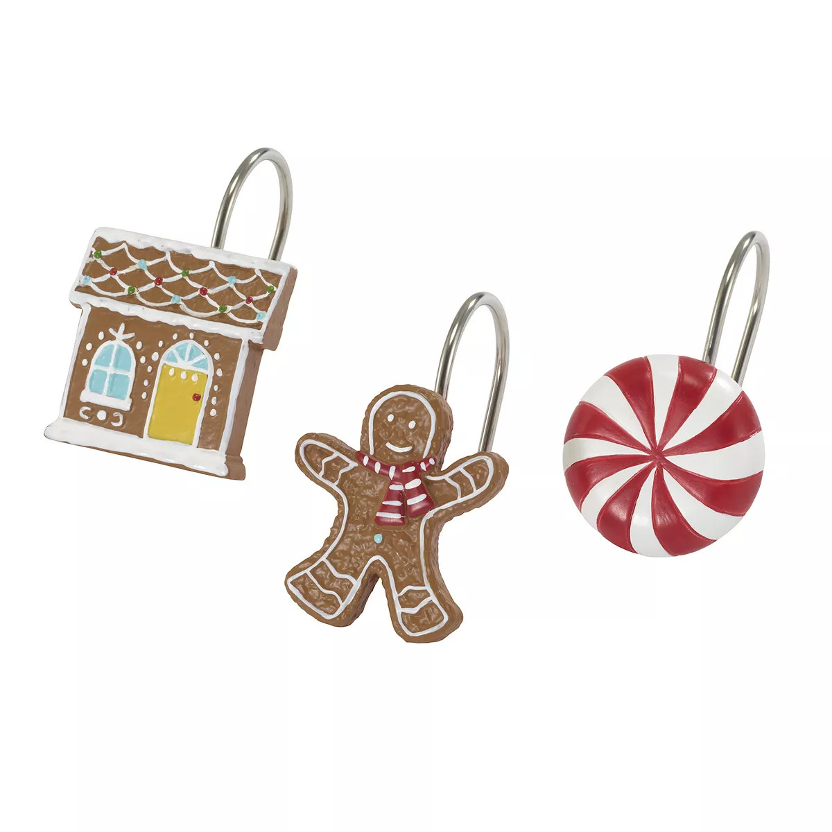 Avanti 12-Piece Holiday Shower Hook Set | Kohl's