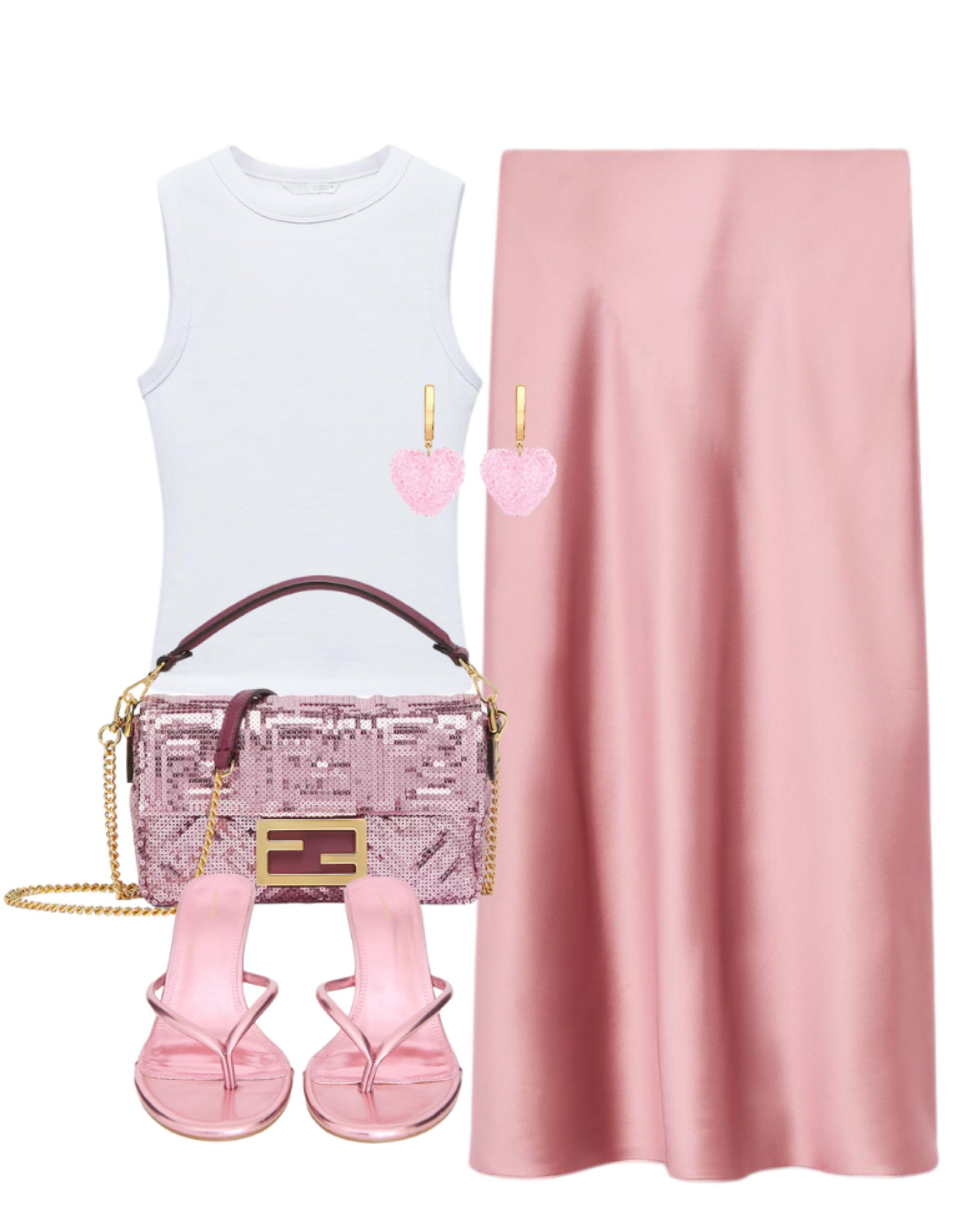 Cute valentines date night outfit 🩷

Satin skirt Zara
Fendi bag 
Prettylittlething pink heels 

#LTKuk #LTKdatenight #LTKFashionMonth
