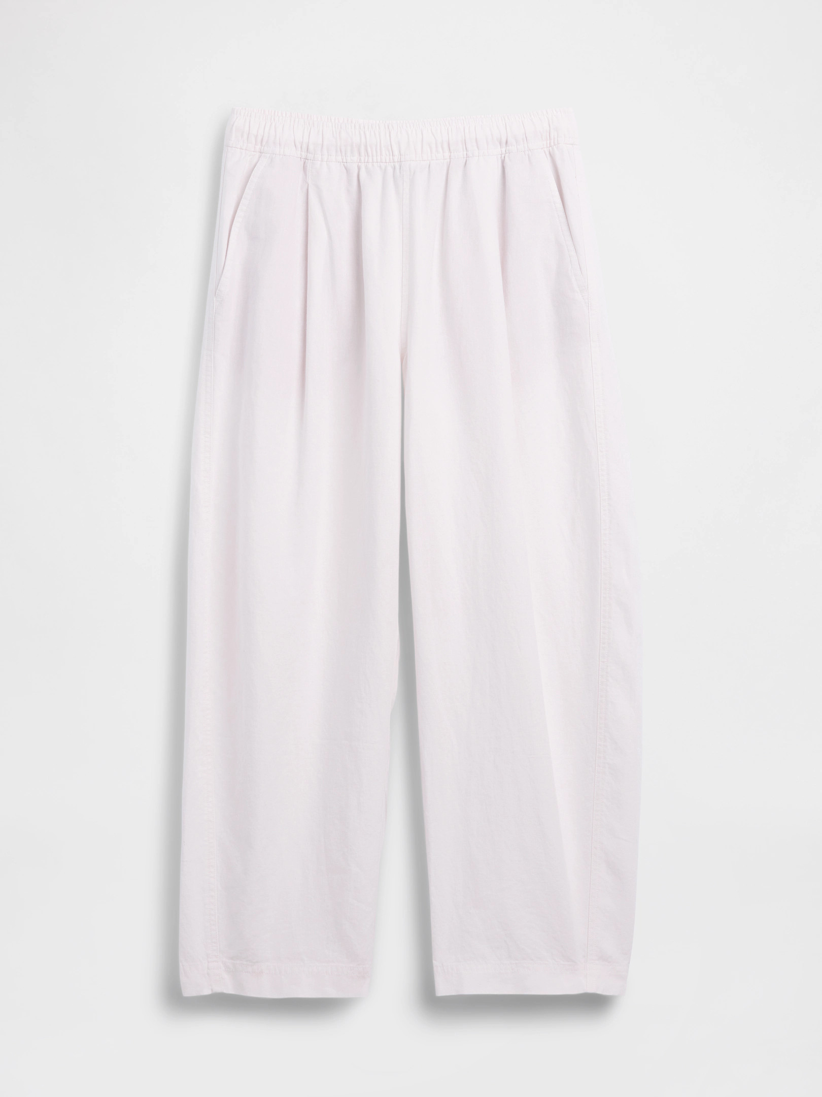 Linen-Blend Easy Barrel Pants | Gap (US)