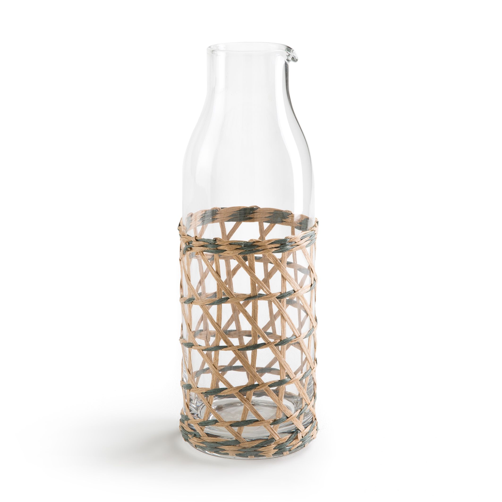 Qualimna Glass Water Carafe with Braiding | La Redoute (UK)