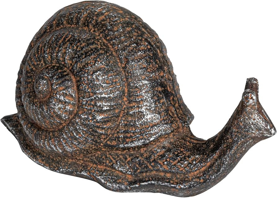 Creative Co-Op Cast Metal Snail Accent Décor, Rust | Amazon (US)